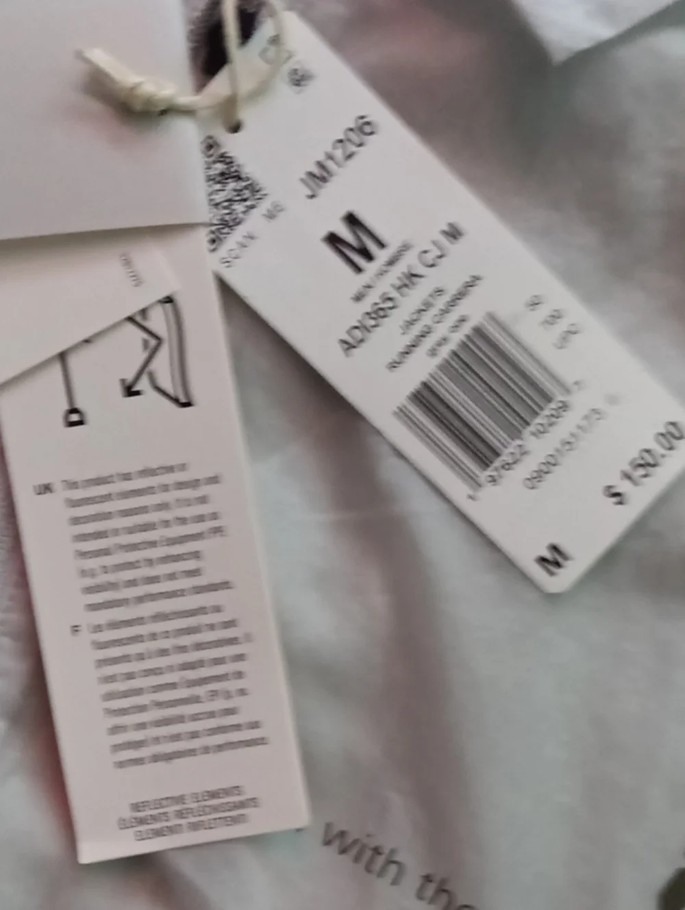 NWT adidas x Hermanos Koumori Adi365 Packable Running Coach Jacket M Blokette